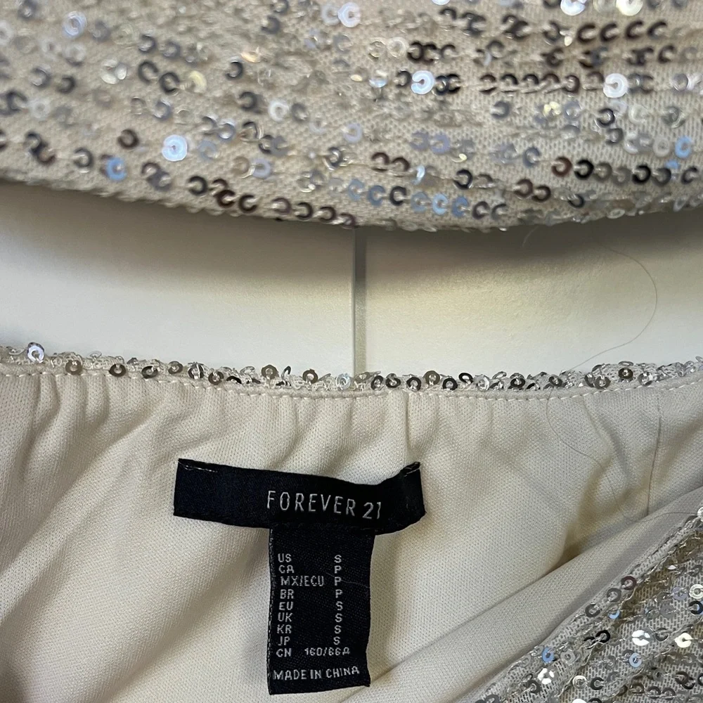 Forever 21 Sequin Midi Skirt Set, Sz S - Picture 5 of 11